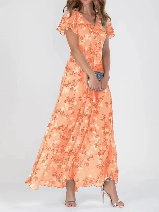 Brenda – Flowing Floral Maxi Dress