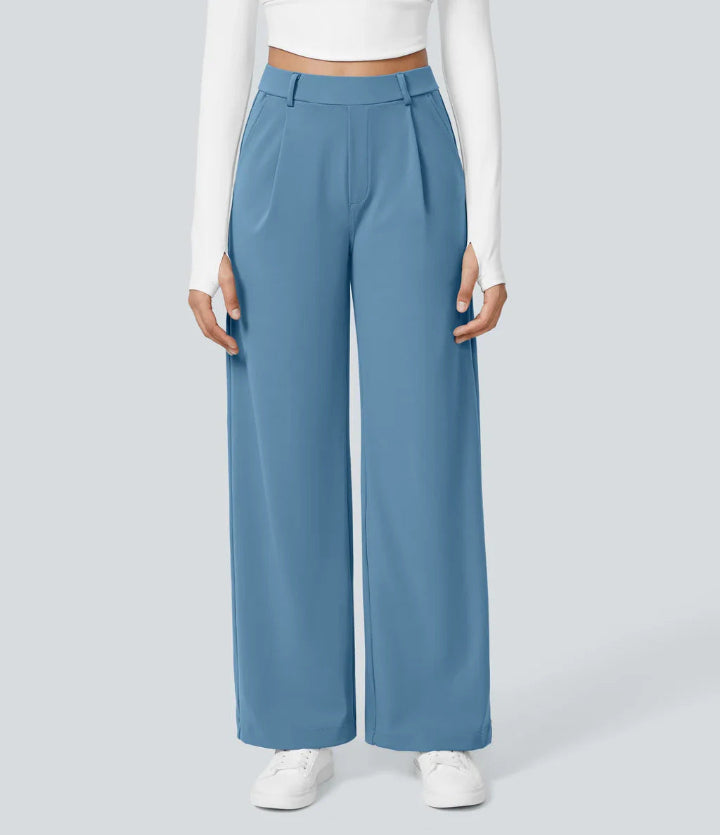 Monah – Casual Wide Leg Minimalist Trouser