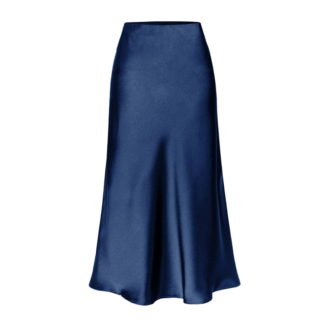 Josie – Elegant High-Waist Side Slit Midi Skirt