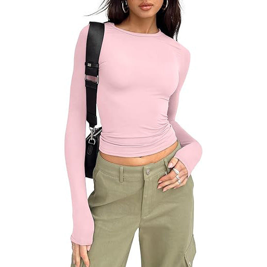 Angela – Chic Asymmetrical Flounce Sleeve Blouse