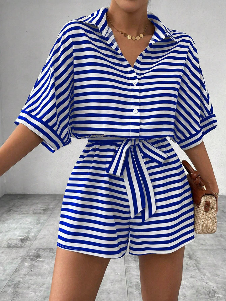 Amy – Relaxed Two-Piece Matching Sweatshirt and Skirt