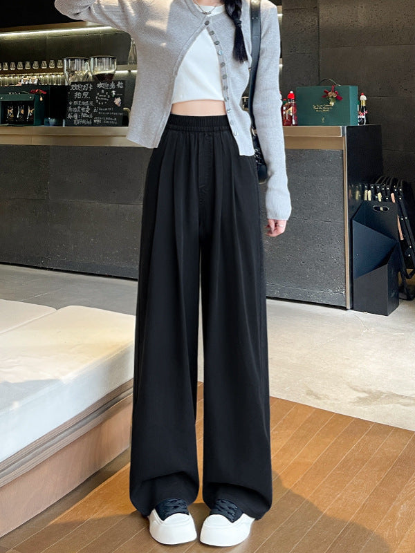 Isobel – Vintage Wide-Leg Lace-Up Flared Pants