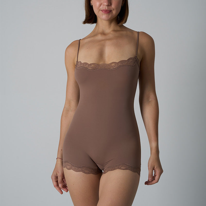 Josie – Chic Slim Seamless Spaghetti Strap Bodysuit