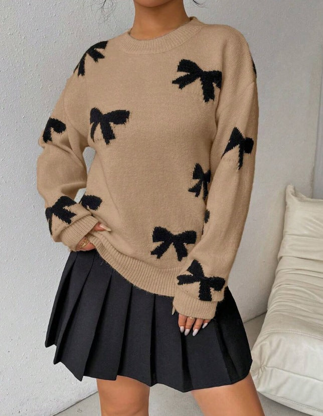Jill – Casual Long Sleeve Round Neck Sweater