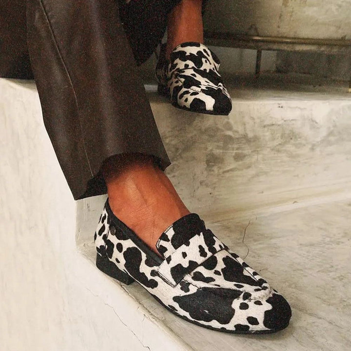 Francesca – Patterned Slip-On Loafers
