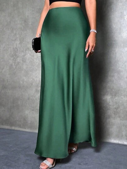 Fiona – Satin High-Waist Skirt