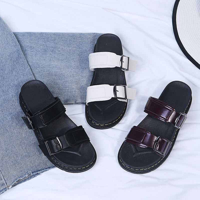 Jean – Comfort Buckled Summer Platform Sandals