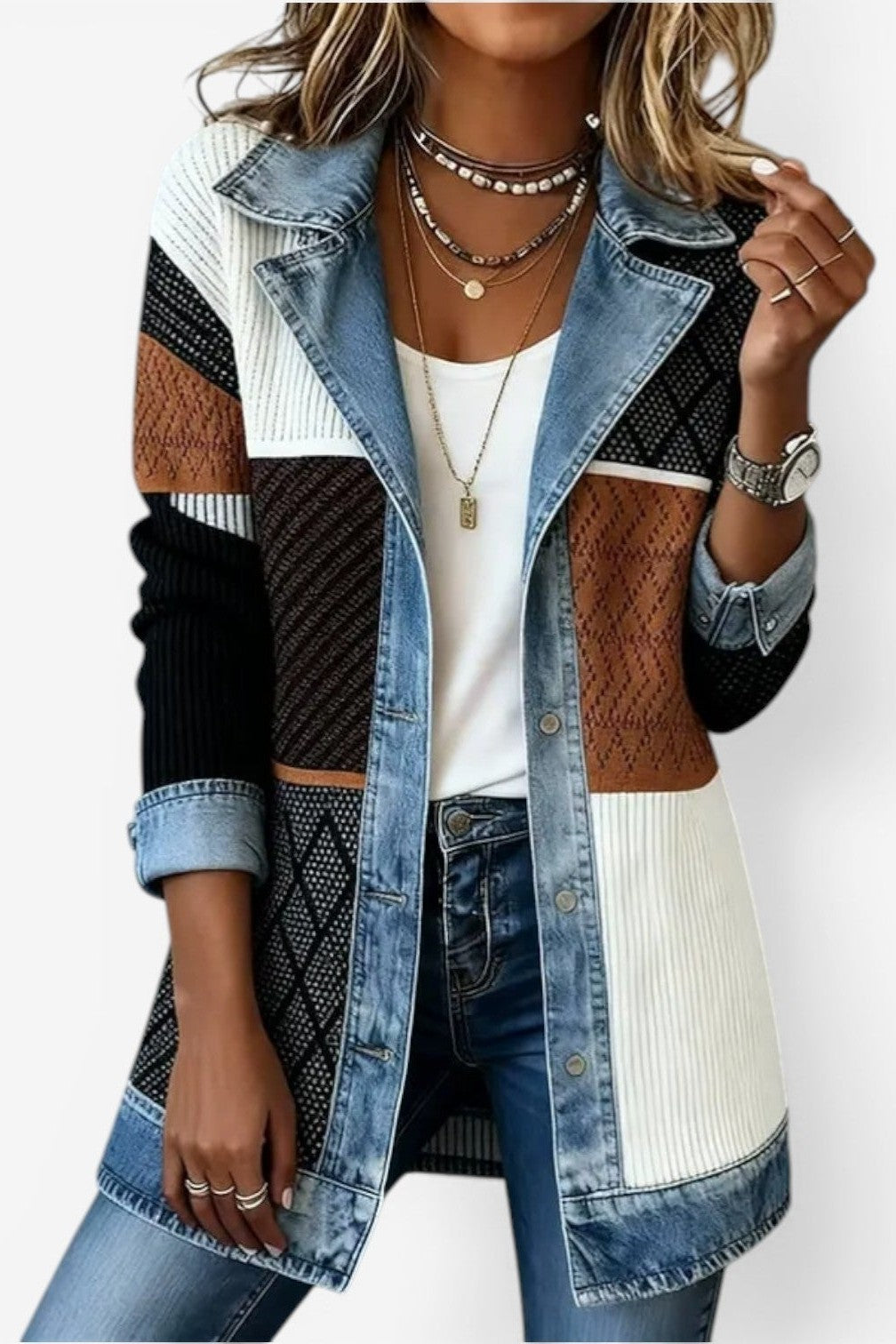 Christine – Contrast Trim Cardigan