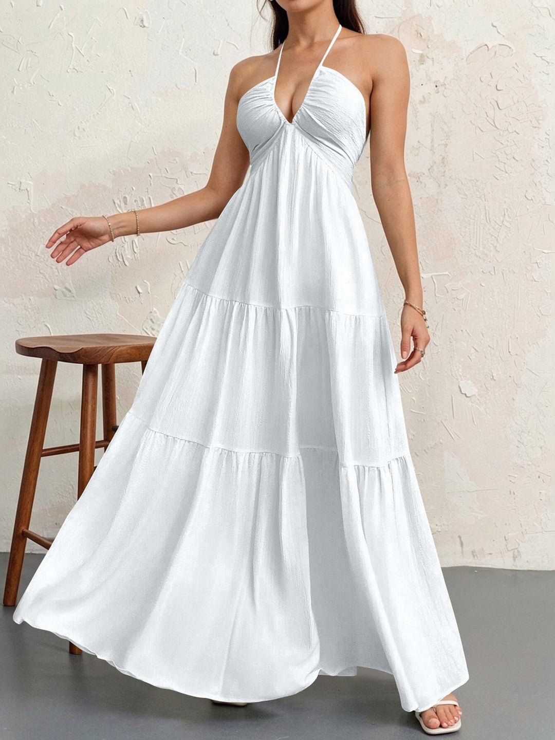 Nancy – Casual Loose Fit Sleeveless Summer Maxi Dress