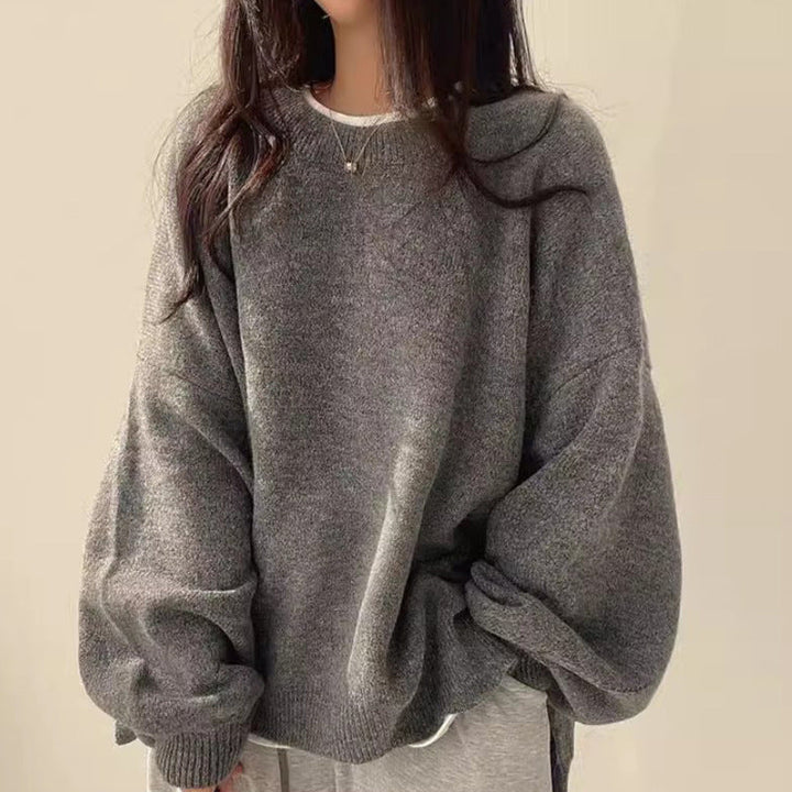Sally – Casual Long Sleeve Round Neck Sweater