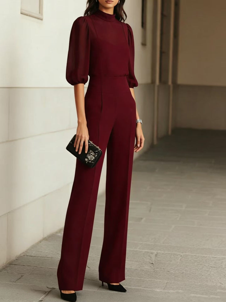 Annette – Elegant Wide Leg Trouser Set