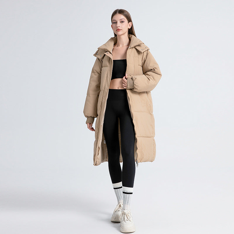 Lottie – Classic Hooded Long Puffer Coat
