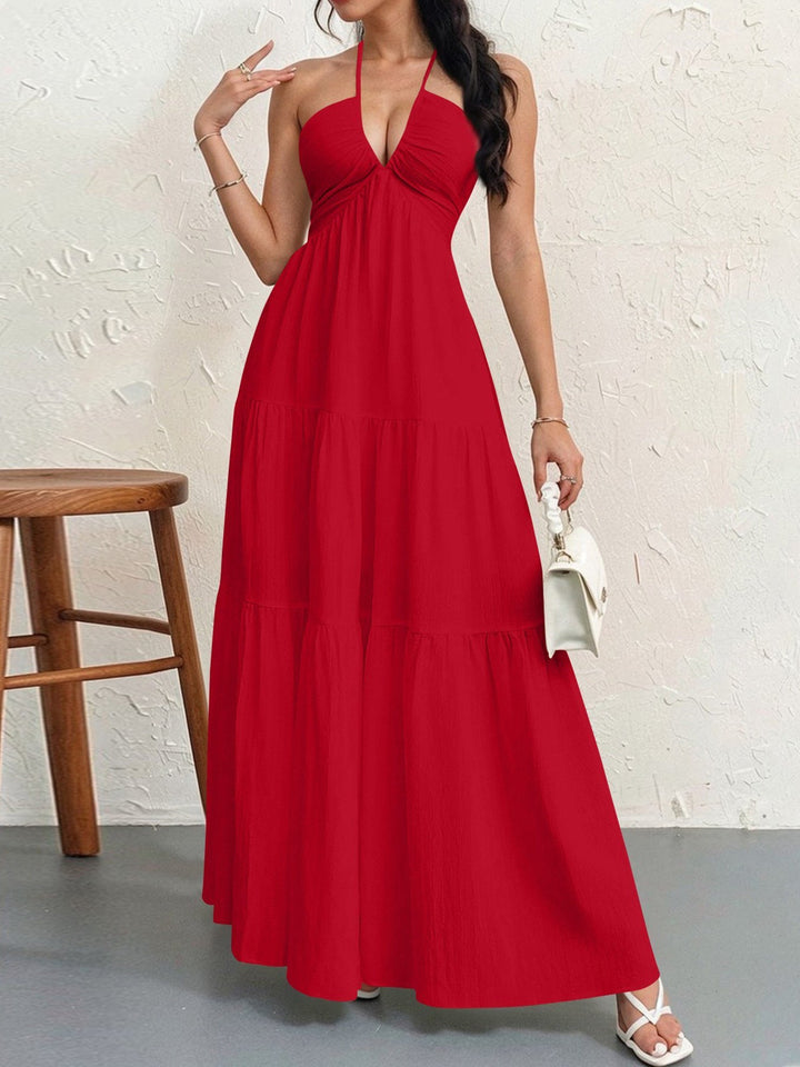 Nancy – Casual Loose Fit Sleeveless Summer Maxi Dress