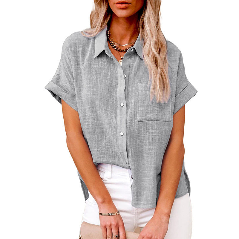 Sonia – Comfy Casual Button-Up Blouse
