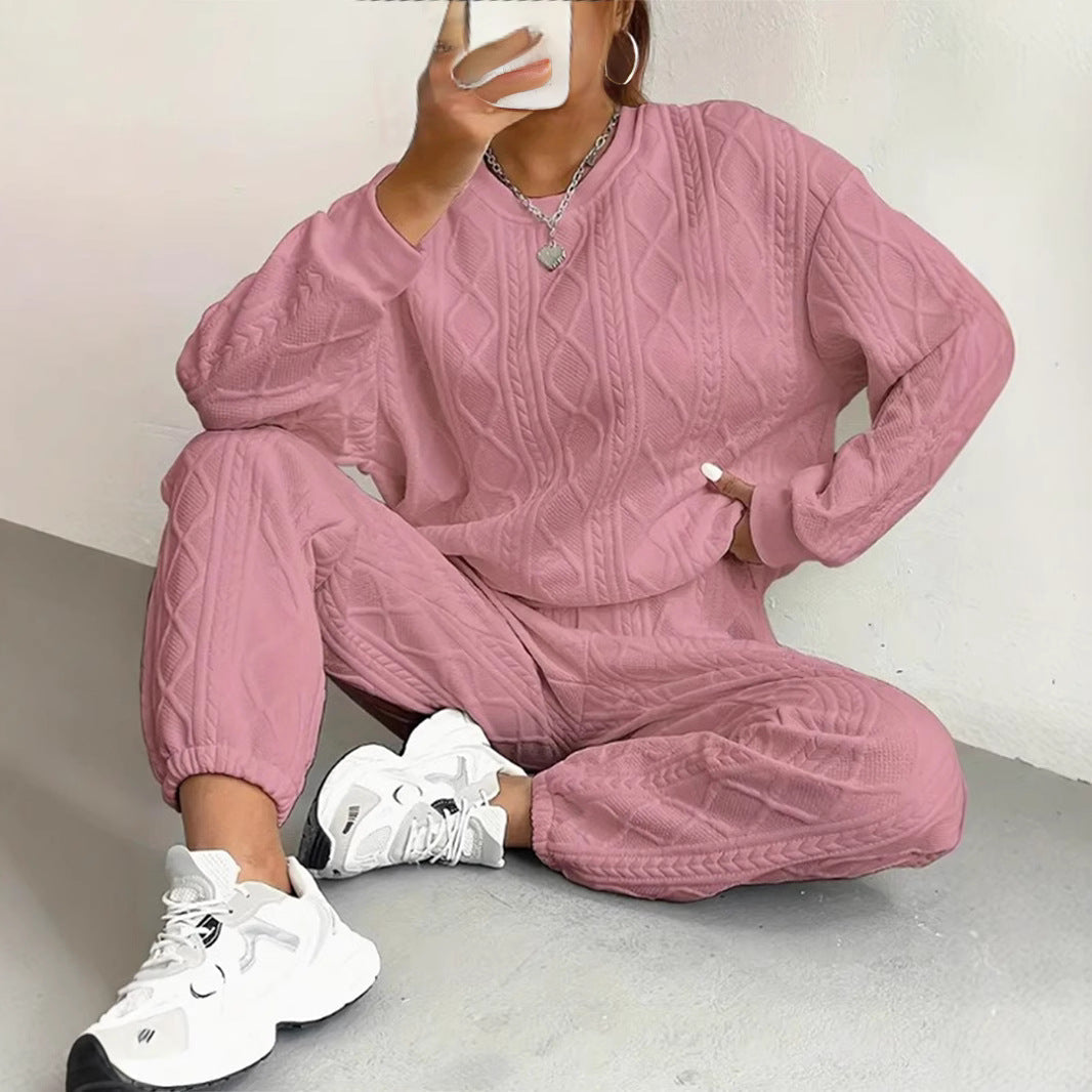 Isobel – Comfy Long Sleeve Sweatshirt and Sweatpants Set