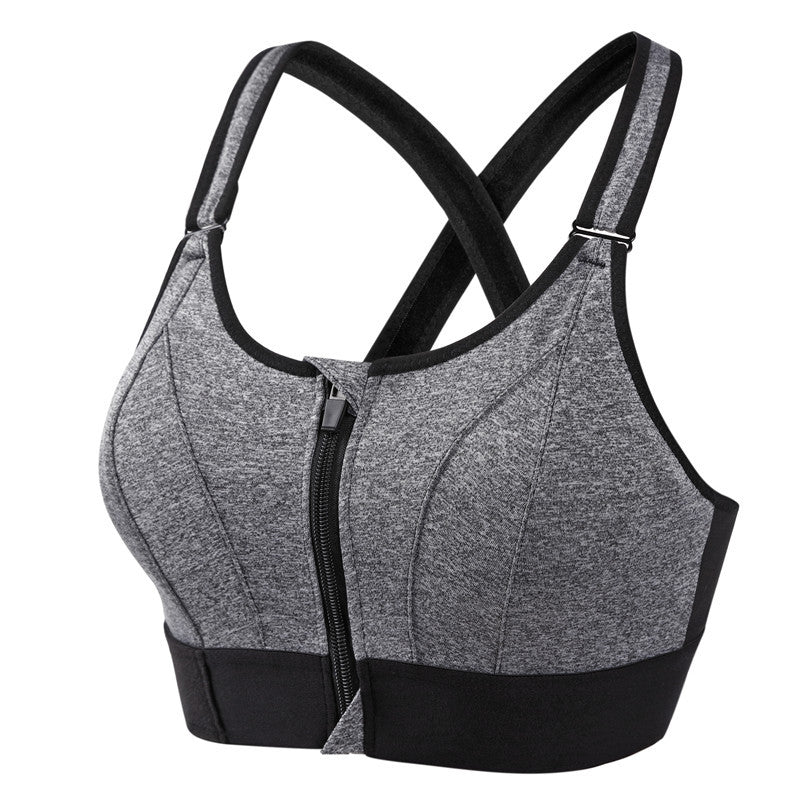 Pauline – Zip Front Sports Bra