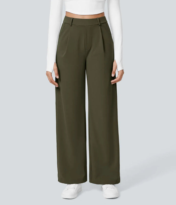 Monah – Casual Wide Leg Minimalist Trouser