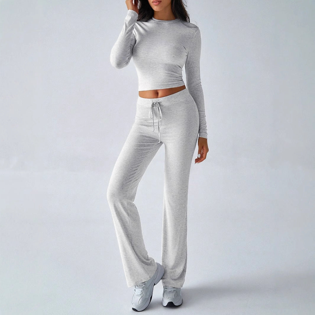 Cynthia – Comfy Zip Up Hooded Sweatshirt and Elastic Waist Pants Set