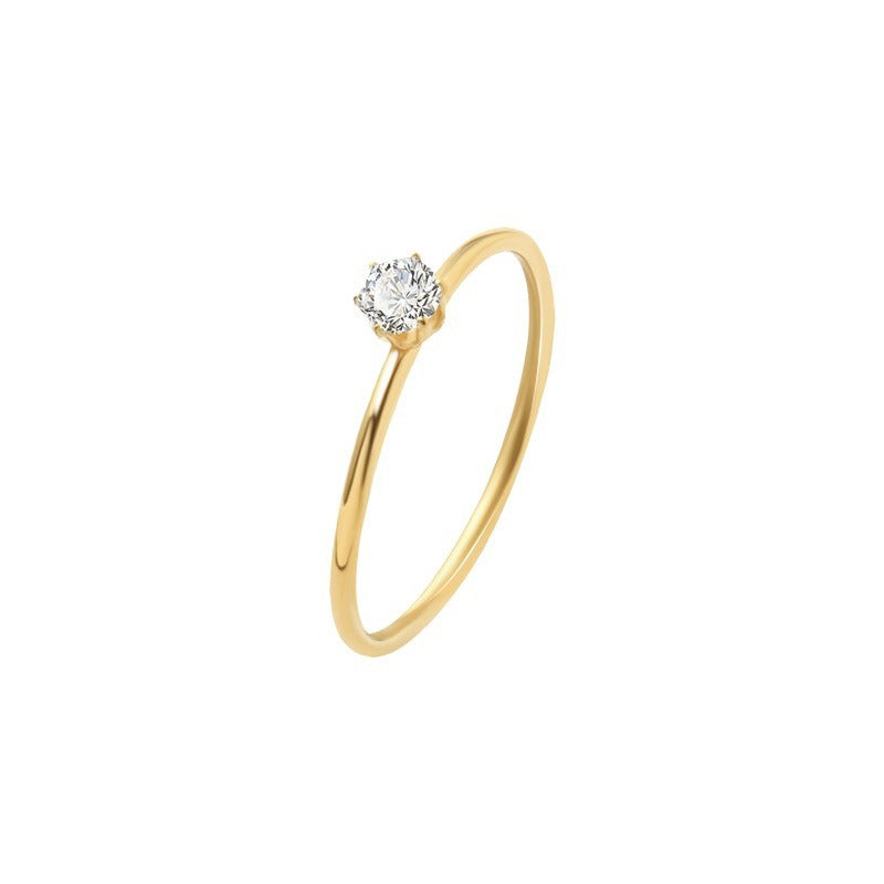 Noelle – Modern Roman Numeral Ring