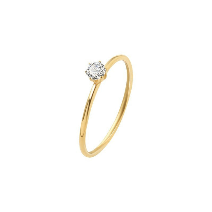 Noelle – Modern Roman Numeral Ring