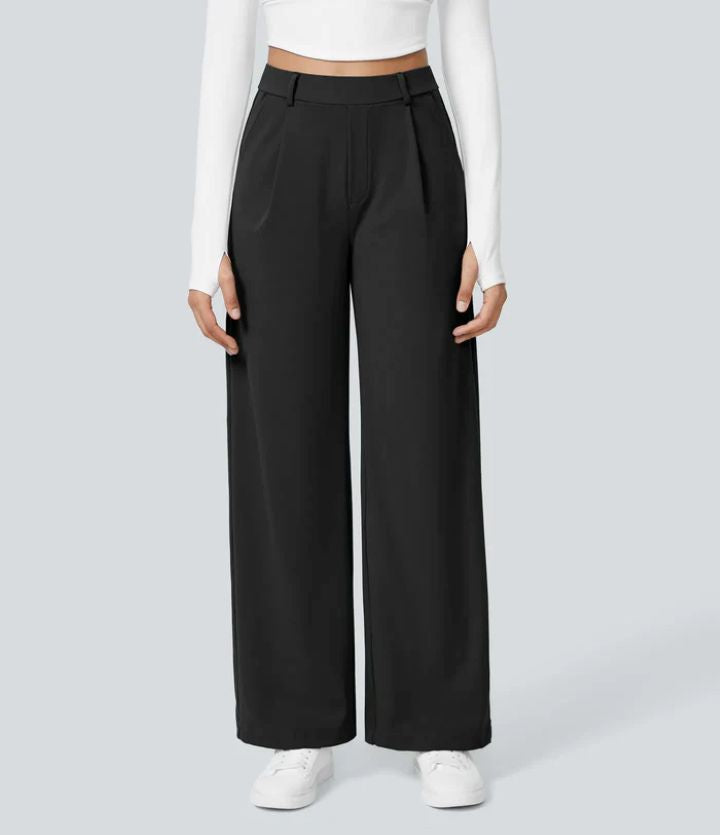 Monah – Casual Wide Leg Minimalist Trouser
