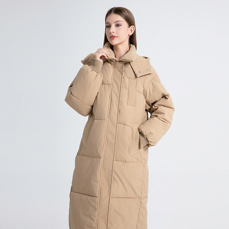 Lottie – Classic Hooded Long Puffer Coat