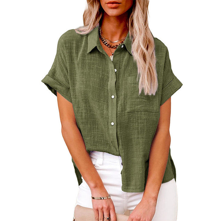 Sonia – Comfy Casual Button-Up Blouse