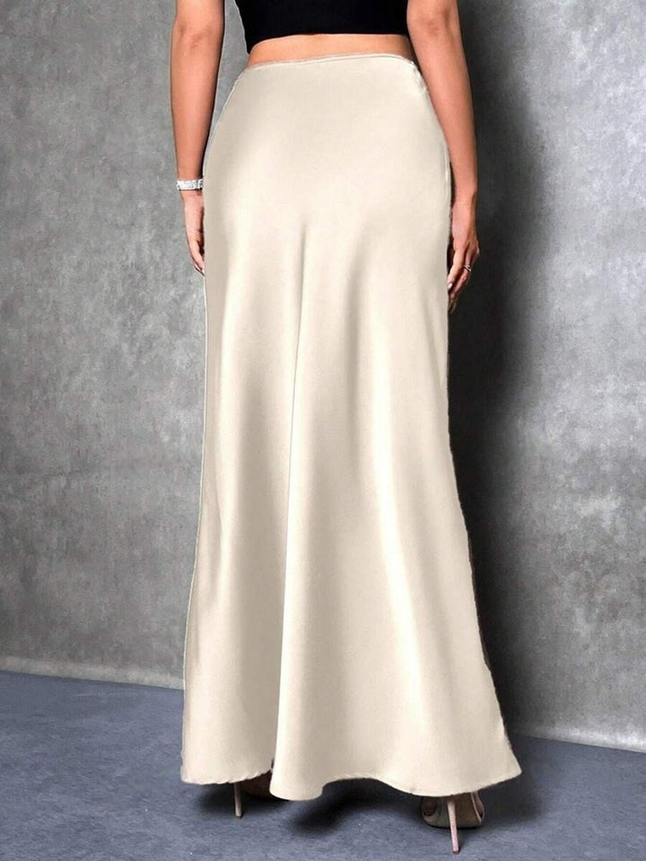 Fiona – Satin High-Waist Skirt
