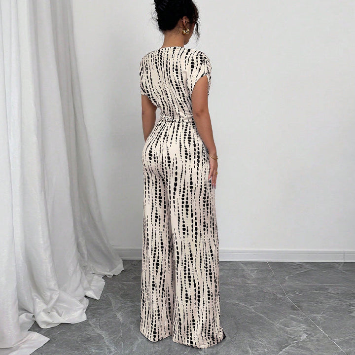 Betty – Classy Wide Leg Oblique Strap Jumpsuit