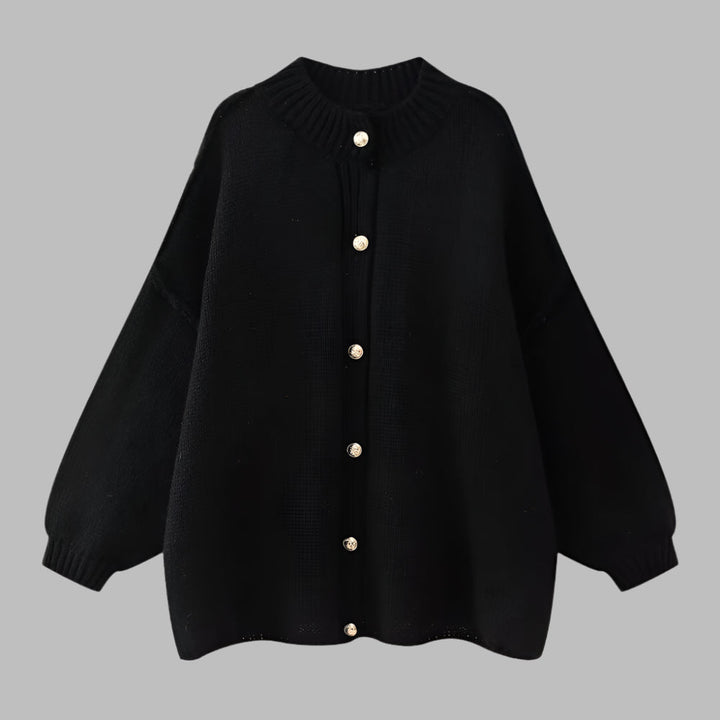 Gani – Classic Button-Up Long Sleeve Cardigan