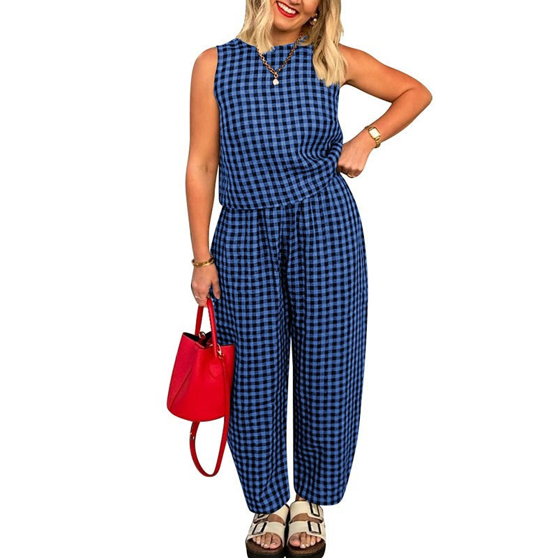 Jean – Lightweight Casual Sleeveless Two-Piece Loungewear