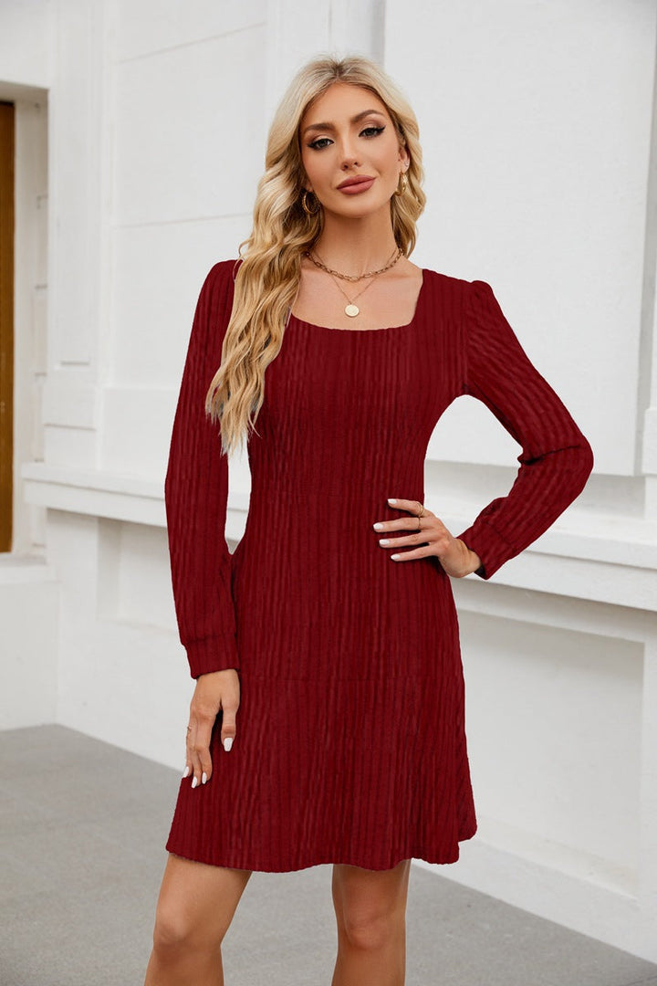 Lyra – Cosy Fall Babydoll Dress
