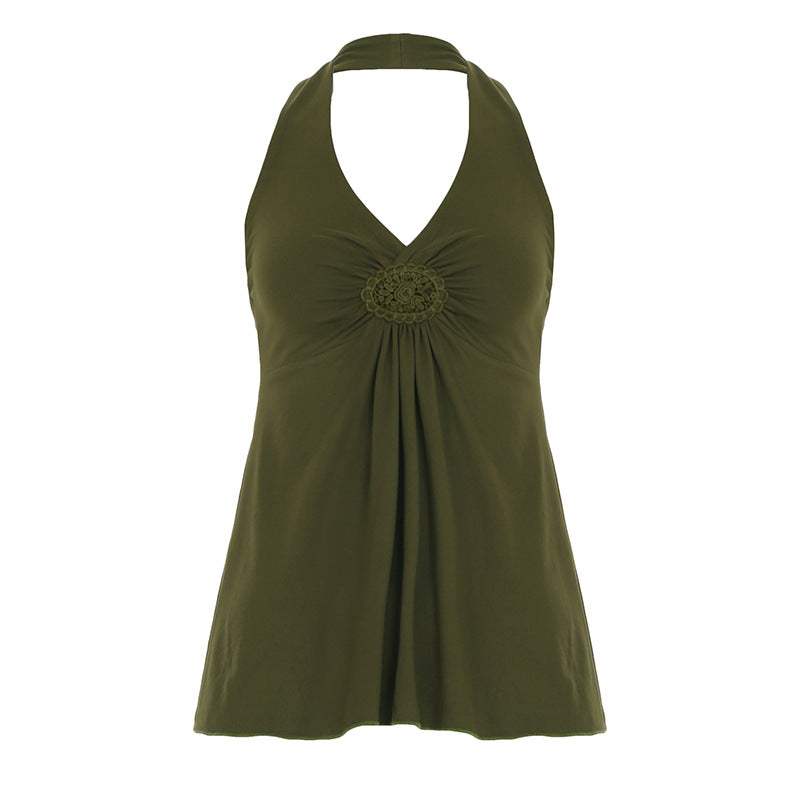 Jean – Casual Basic Halter Tank Top