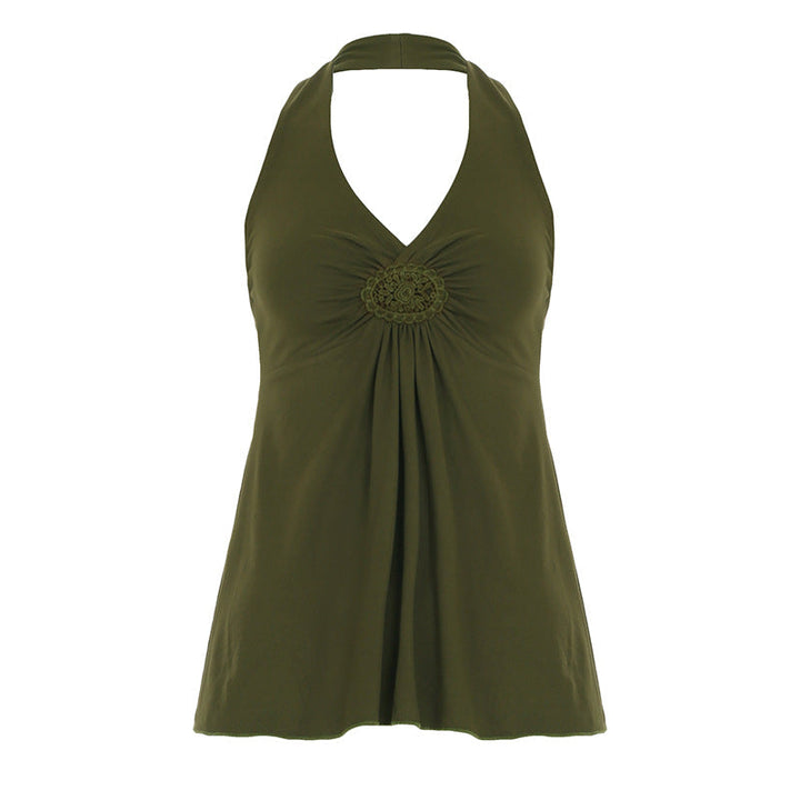 Jean – Casual Basic Halter Tank Top