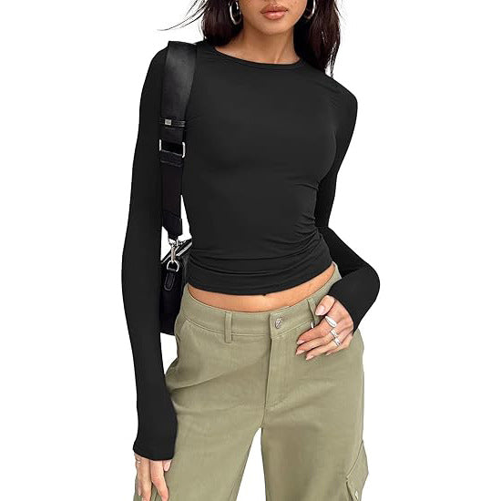 Angela – Chic Asymmetrical Flounce Sleeve Blouse