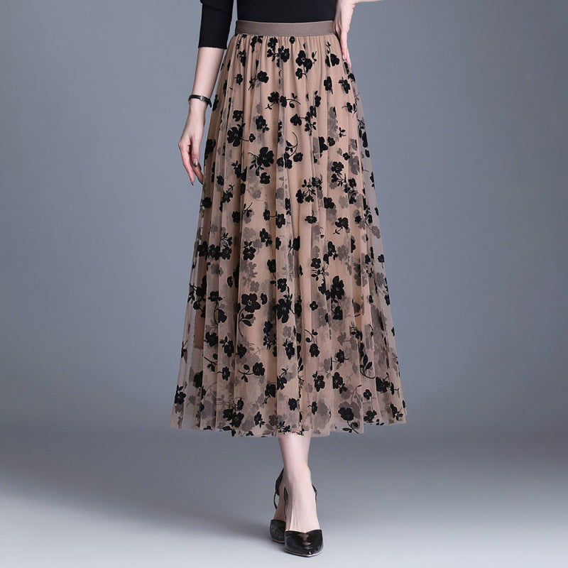 Josie – Chic Floral Midi Skirt