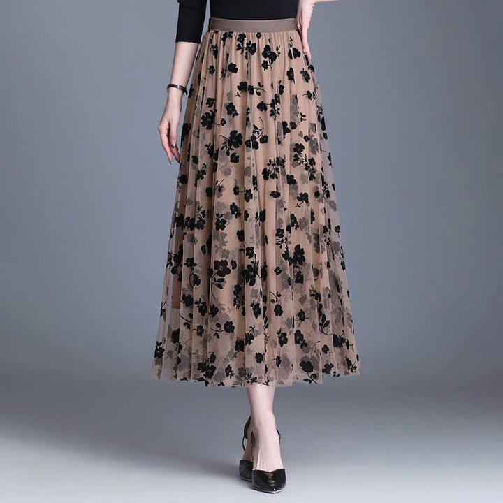 Josie – Chic Floral Midi Skirt