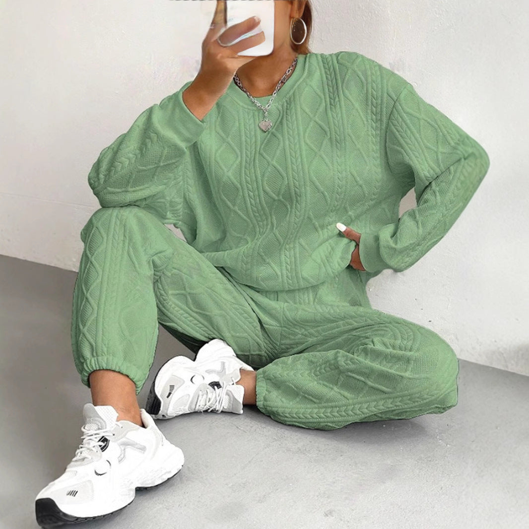 Isobel – Comfy Long Sleeve Sweatshirt and Sweatpants Set