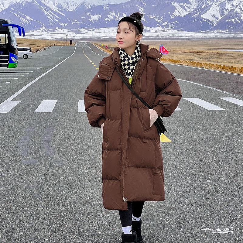 Lottie – Comfy Waterproof Hooded Long Puffer Jacket