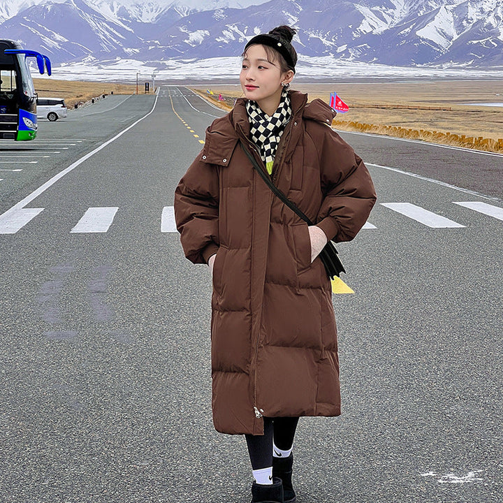 Lottie – Comfy Waterproof Hooded Long Puffer Jacket