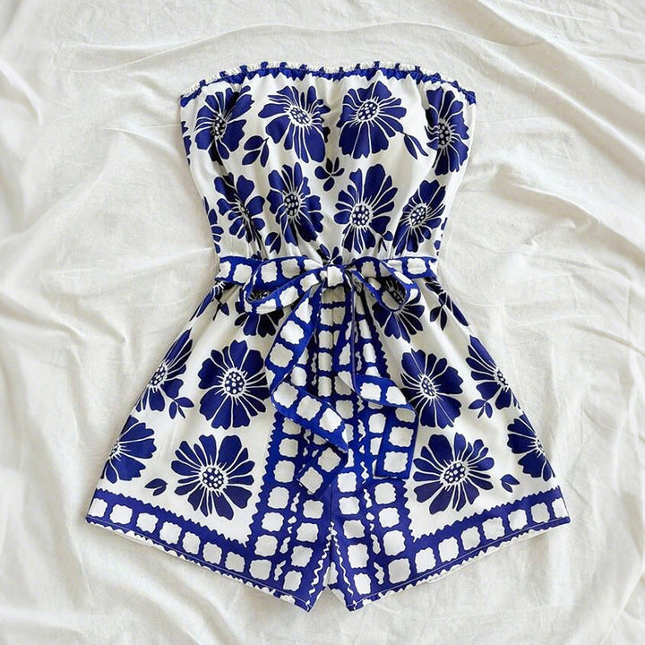 Josie – Chic Summer Tube Top Jumpsuit