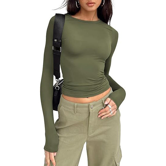 Angela – Chic Asymmetrical Flounce Sleeve Blouse