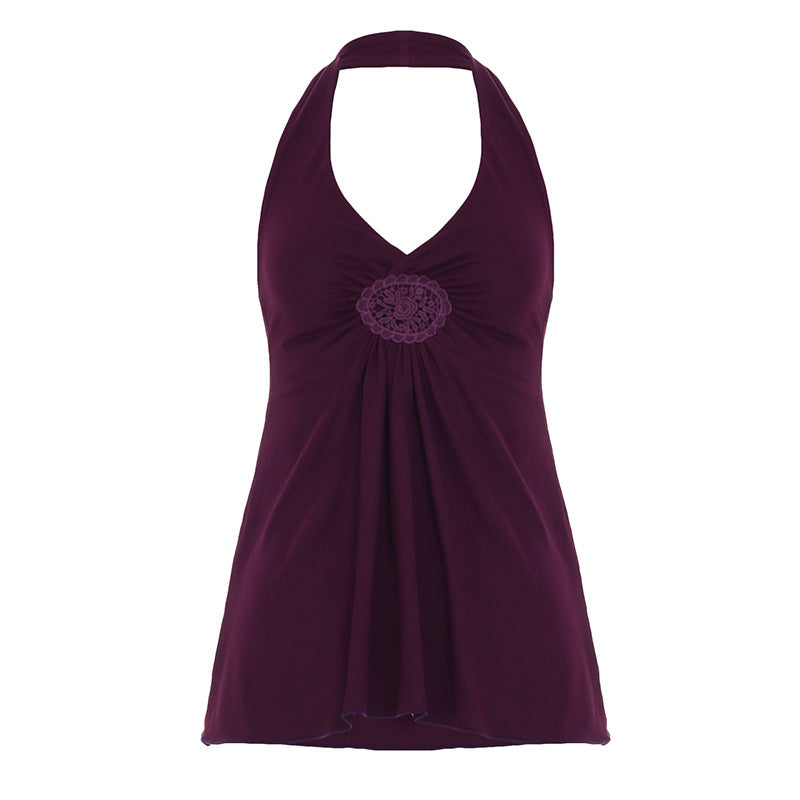 Jean – Casual Basic Halter Tank Top