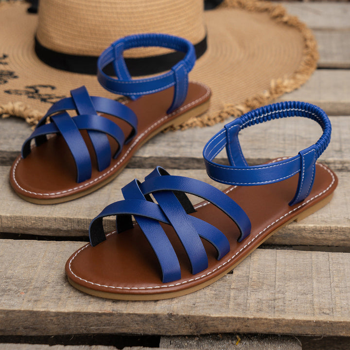 Eileen – Casual Non-Slip Cross Flat Sandals