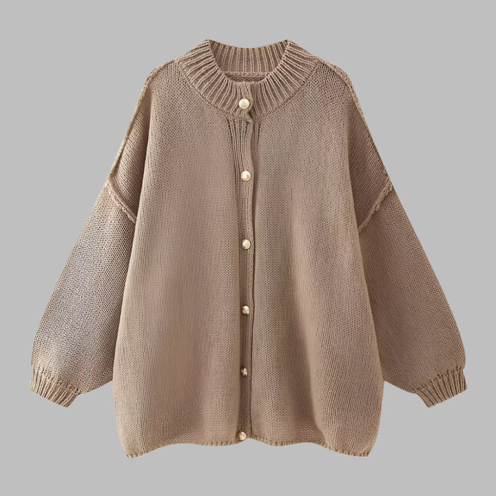 Gani – Classic Button-Up Long Sleeve Cardigan