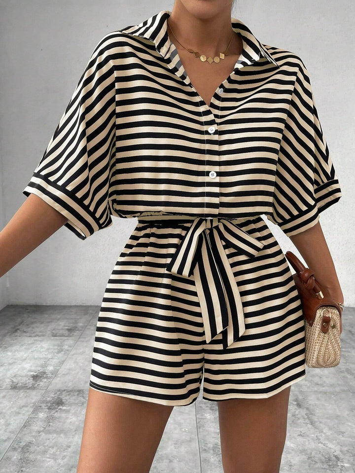 Amy – Relaxed Two-Piece Matching Sweatshirt and Skirt