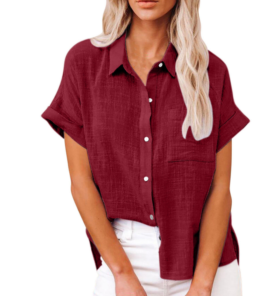 Sonia – Comfy Casual Button-Up Blouse