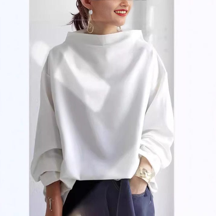 Lydia – High-Neck Casual Top