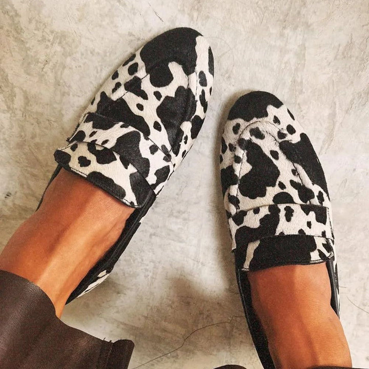 Francesca – Patterned Slip-On Loafers