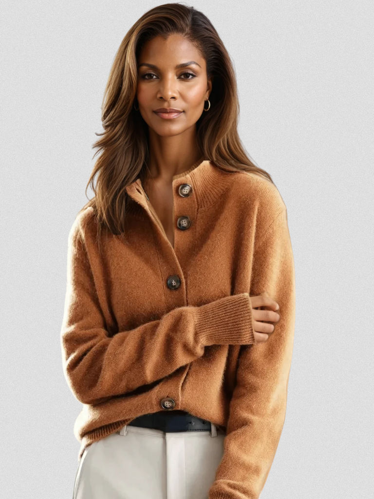 Mirna – Button-Front Knit Cardigan